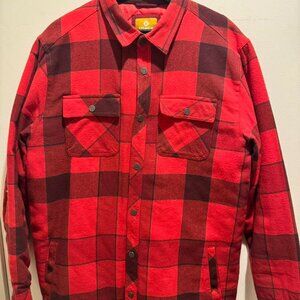 Red and black Dravus flannel jacket